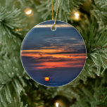 Melbourne Beach Florida Sunrise Ceramic Ornament<br><div class="desc">Fotografi av Adriana Holmes</div>