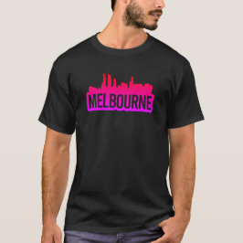 Melbourne City Australien Victoria skyline souveni T Shirt