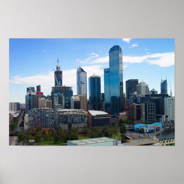 Melbourne city poster (Framsidan)