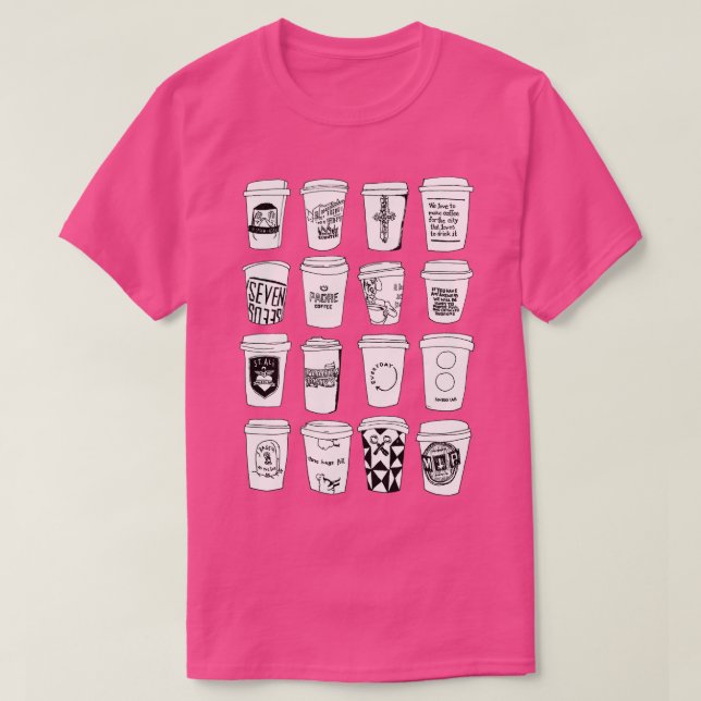 Melbourne Coffee T Shirt (Design framsida)