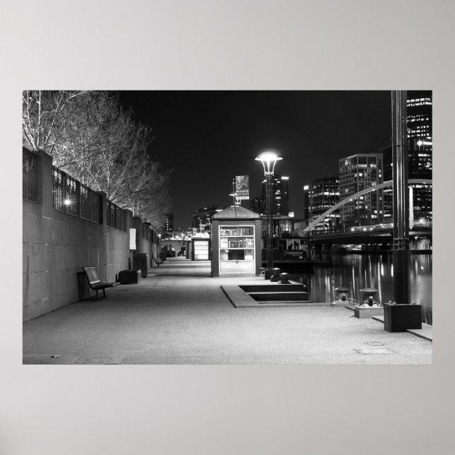 Melbourne Corner Skriv ut Poster (Framsidan)