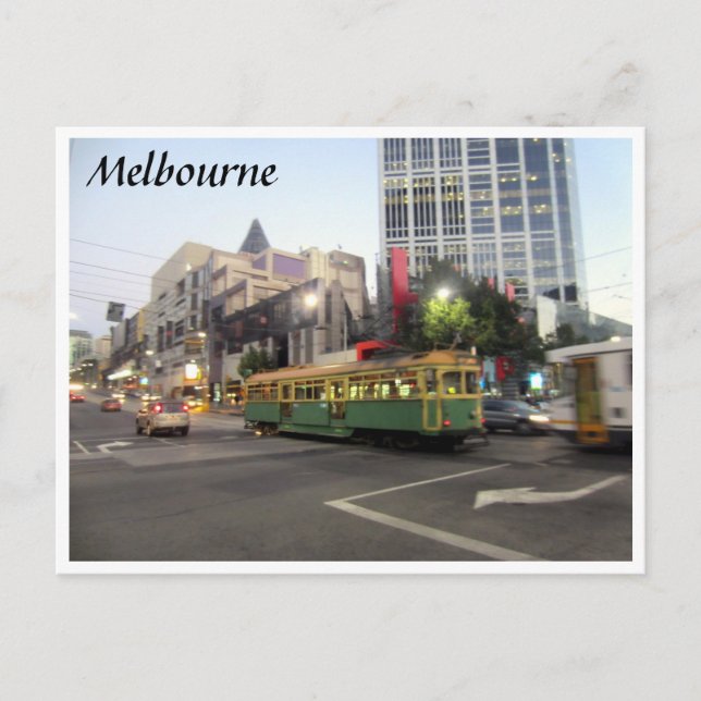melbourne fast vykort (Framsida)