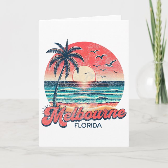 Melbourne Florida Kort (Framsida)