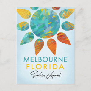 Melbourne Florida Sunshine Travel Vykort