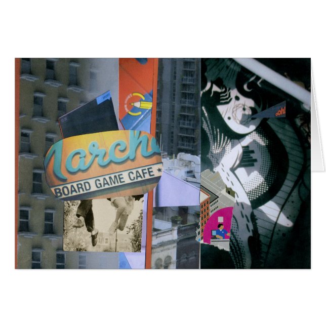 Melbourne fredagnatt hälsningskort (Framsidan Horizontal)