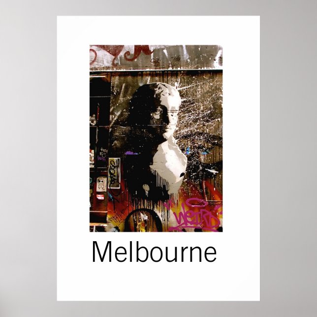 Melbourne Graffiti III Poster (Framsidan)