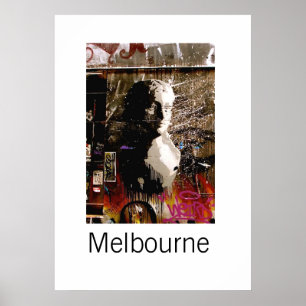 Melbourne grafitti III Poster
