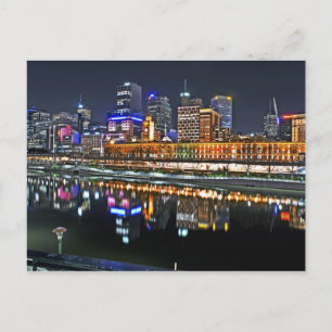 Melbourne i HDR 1 Vykort