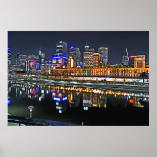 Melbourne i HDR Poster