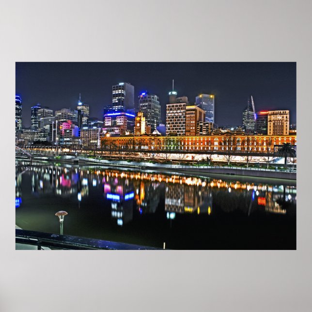 Melbourne i HDR Poster (Framsidan)