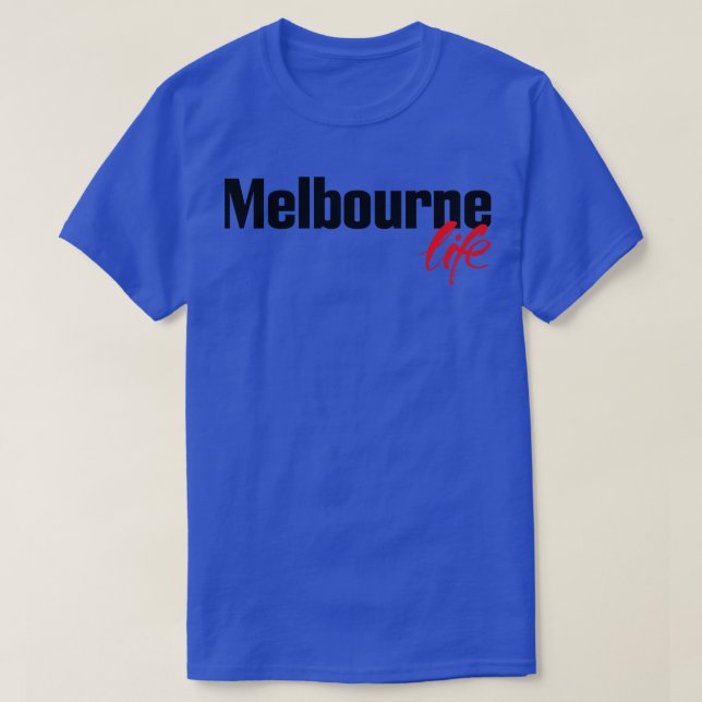 Melbourne Life City i Australien T Shirt (Design framsida)