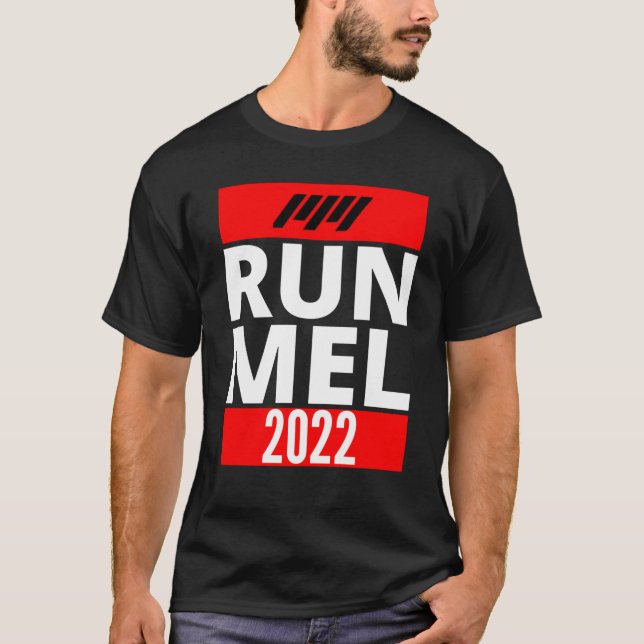 Melbourne Marathon 2022 Running T Shirt (Framsida)