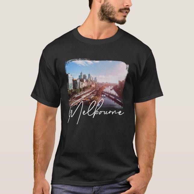 Melbourne Melbourne Melbourne Australia T Shirt (Framsida)