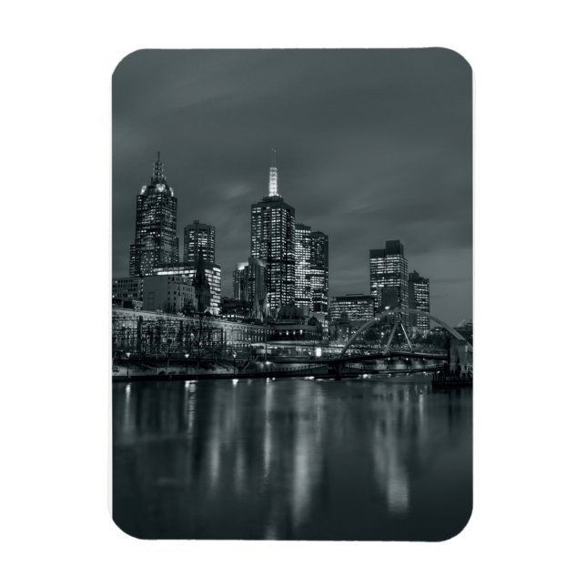 Melbourne nattetid magnet (Vertikal)
