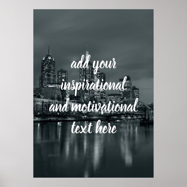 Melbourne nattetid poster (Framsidan)