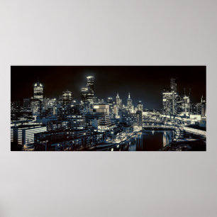 MELBOURNE NIGHT POSTER