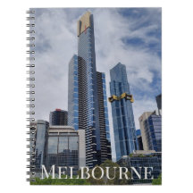 Melbourne Panorama över Stadssilhuetten — Spiral F