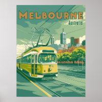 Melbourne Souvenir | Vintage Melbourne Tram