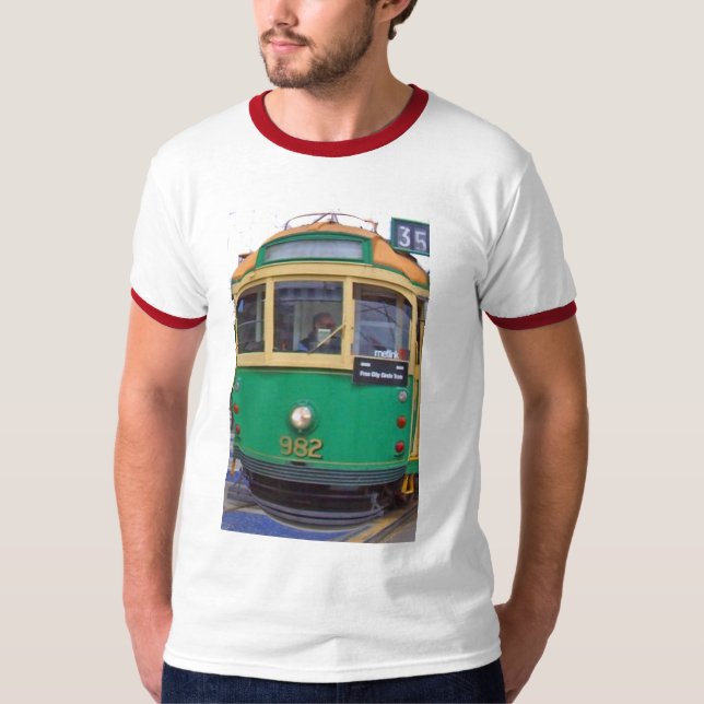 Melbourne spårvagn t-shirt (Framsida)