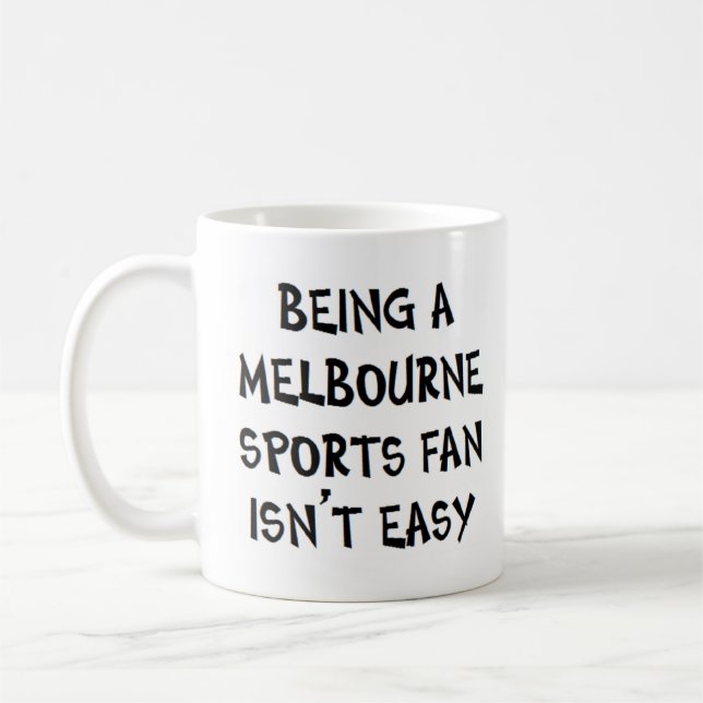 Melbourne sportfan, att vara kaffemugg (Vänster)