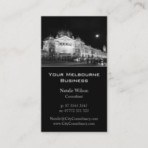 Melbourne stadshorisont - visitkort