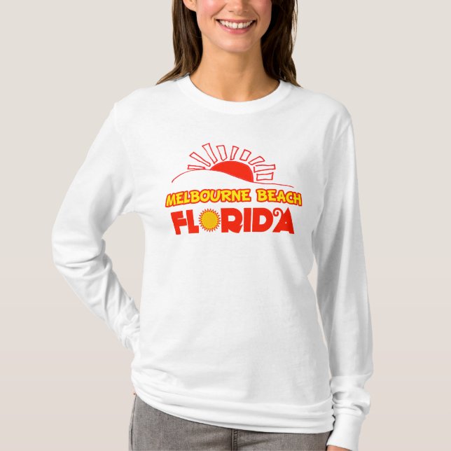Melbourne strand, Florida Tee Shirt (Framsida)