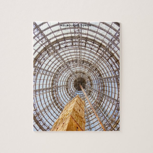 Melbourne Torn Australien Pussel (Vertikal)