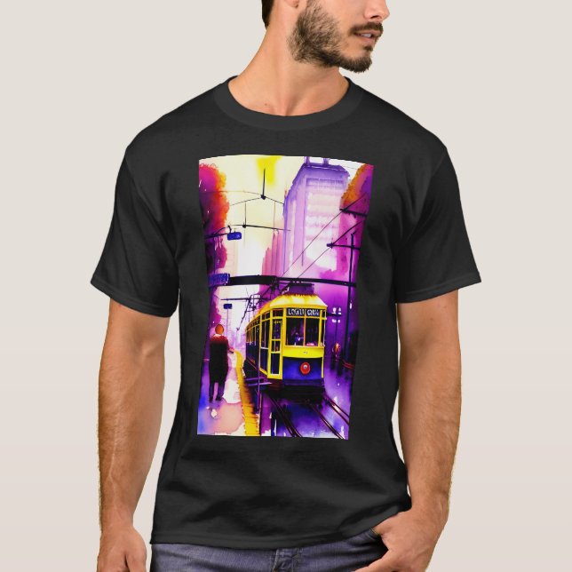 Melbourne Tram T Shirt (Framsida)
