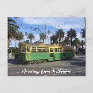 melbourne-tram vykort