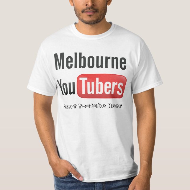 Melbourne Youtubers T Shirt (Framsida)