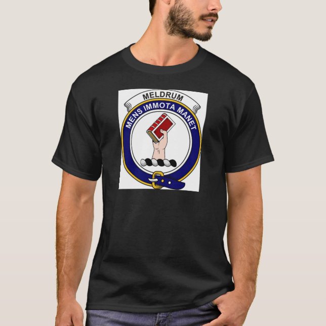 Meldrum klanemblem tee shirt (Framsida)