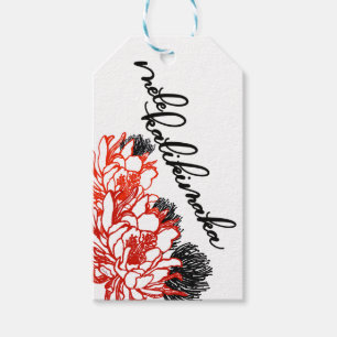 Mele Kalikimaka Aloha gåvamärkre Presentetikett
