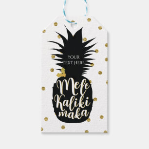 Mele Kalikimaka Ananas Jul Anpassad Högtid Presentetikett