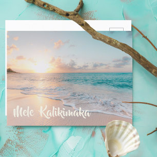 Mele Kalikimaka Benice Beach-jul Helg Vykort