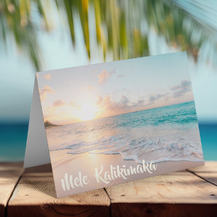 Mele Kalikimaka Benice Beach-jul Helgkort