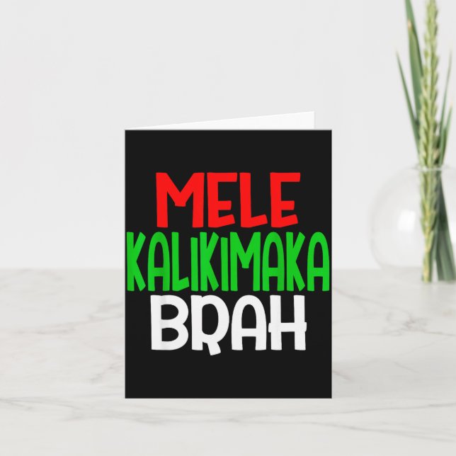 Mele Kalikimaka Brah - Funny Hawaiian Island Chris Kort (Framsida)
