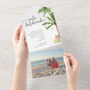 mele kalikimaka christmas-vikat fotokort