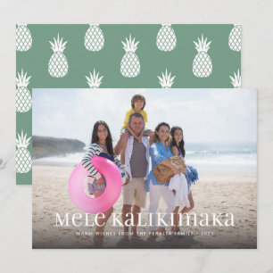Mele Kalikimaka Enstaka Foto Julkort