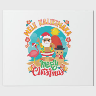Mele Kalikimaka för en ljus hawaiiansk jul Presentpapper