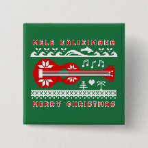 Mele Kalikimaka ful tröja (som är röd på grönt)