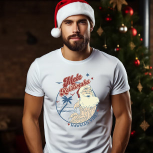 Mele Kalikimaka God jul Hawaii Stil T Shirt