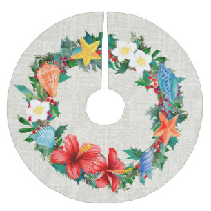 Mele Kalikimaka hawaiansk julkran Julgransmatta Borstad Polyester