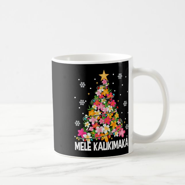 Mele Kalikimaka Hawaii Hawaiian Julafton Gir Kaffemugg (Höger)