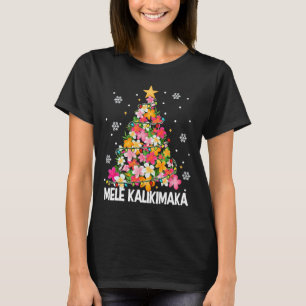 Mele Kalikimaka Hawaii Hawaiian Julafton Gir T Shirt