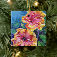 Mele Kalikimaka Hawaii Hibiscus jul