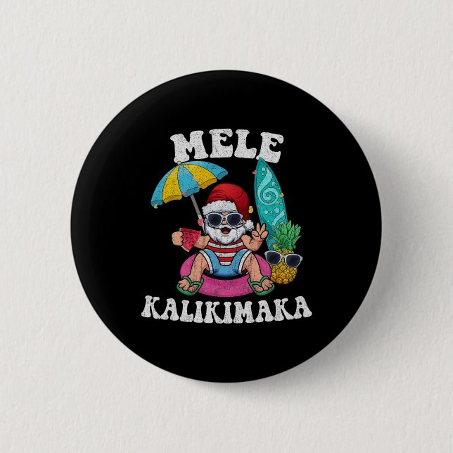 Mele Kalikimaka Hawaii jul Surfing Santa Bea Knapp (Framsida)