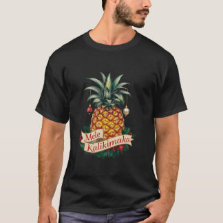 Mele Kalikimaka Hawaii Santa Hawaiian Merry Kristu T Shirt