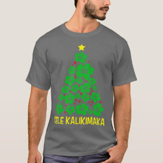 Mele Kalikimaka Hawaiian God jul Hawaii Me T Shirt