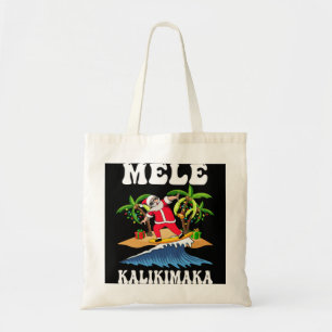 Mele Kalikimaka Hawaiian Hawaii jul Santa Su Tygkasse