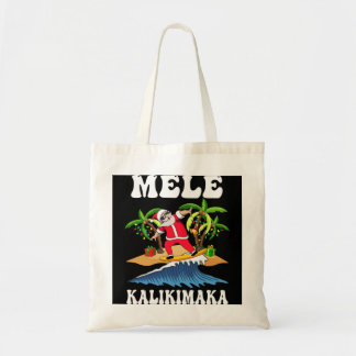 Mele Kalikimaka Hawaiian Hawaii jul Santa Su Tygkasse